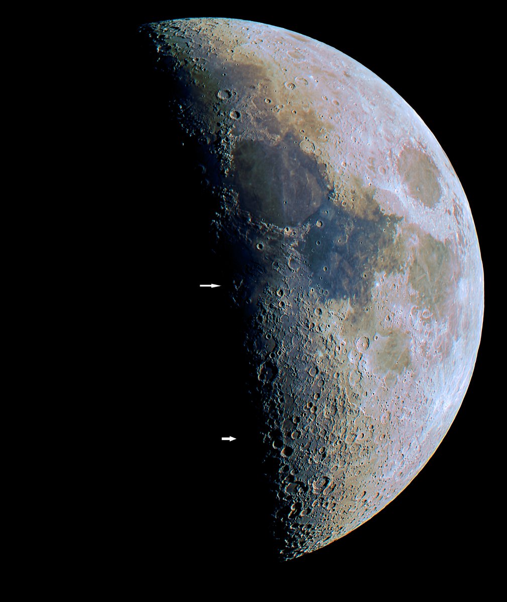 CarbonRobot's tweet photo. Lunar X and V both visible last night. #moon #lunar #moonhour https://t.co/K7rhViXIah