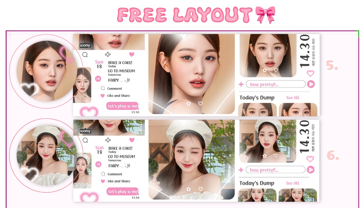 zoelvaww's tweet photo. A retweet would be appreciated! 💗

˚୨୧⋆｡˚ ⋆ Holaa sasa datang membawa 7 free layout gg yg bisa ditake jam 20.00 karena sdh di borong sm akak cantik @cherishwine 🤩 boleh DM aku nomor yg dimau boleh pake cadangan ya. Jangan lupa say thanks you💗

Yuk ikutan 🫶🏻
#zonauang https://t.co/tEjmiCyKuP