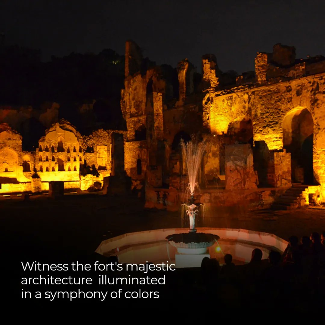TravelTelangana's tweet photo. Don't miss this extraordinary journey through time! Book your tickets now and be part of this mesmerizing experience!
Book now! https://t.co/4KEje872LR | 1800-425-46464
#SoundAndLightShow #Golconda #SoundAndLight #TSTDC #TelanganaTourism #Telangana https://t.co/fny9pSjFLo