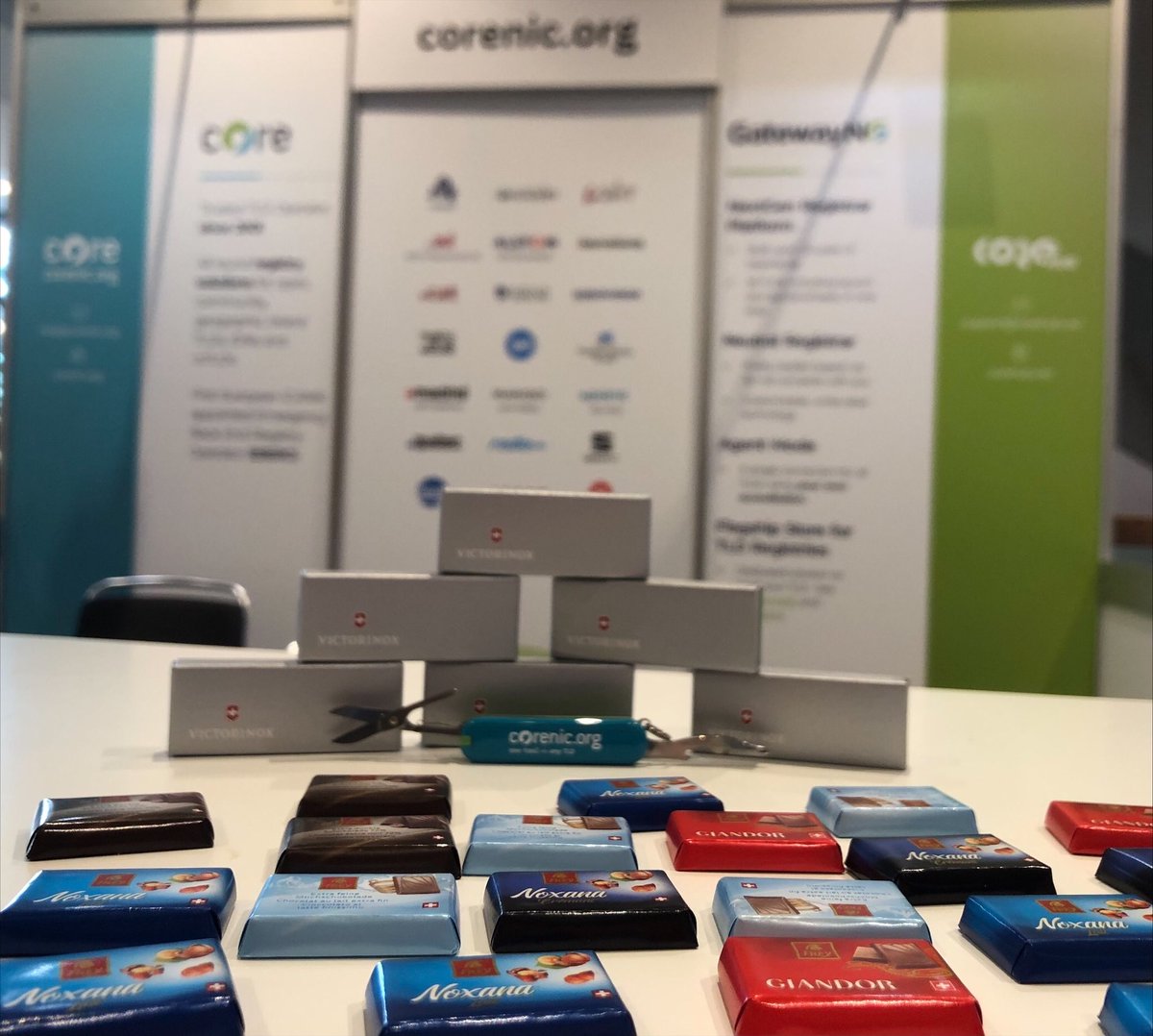 CoreAssociation's tweet image. Whether you want a Swiss chocolate or a TLD, get by our booth at #ICANN78 in Hamburg  😉