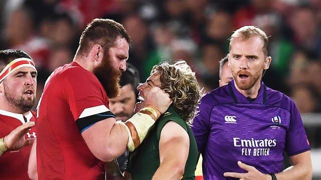 FreemanNgcobo's tweet photo. This is my favourite Faf de Klerk picture ever. The problem child. #ENGvRSA #RSAvsENG https://t.co/lYteDLHquQ