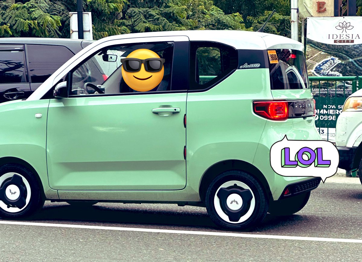 drahcirnai's tweet image. Ang cute! Gaano kaya katagal to bago malobat! 

#WulingEV