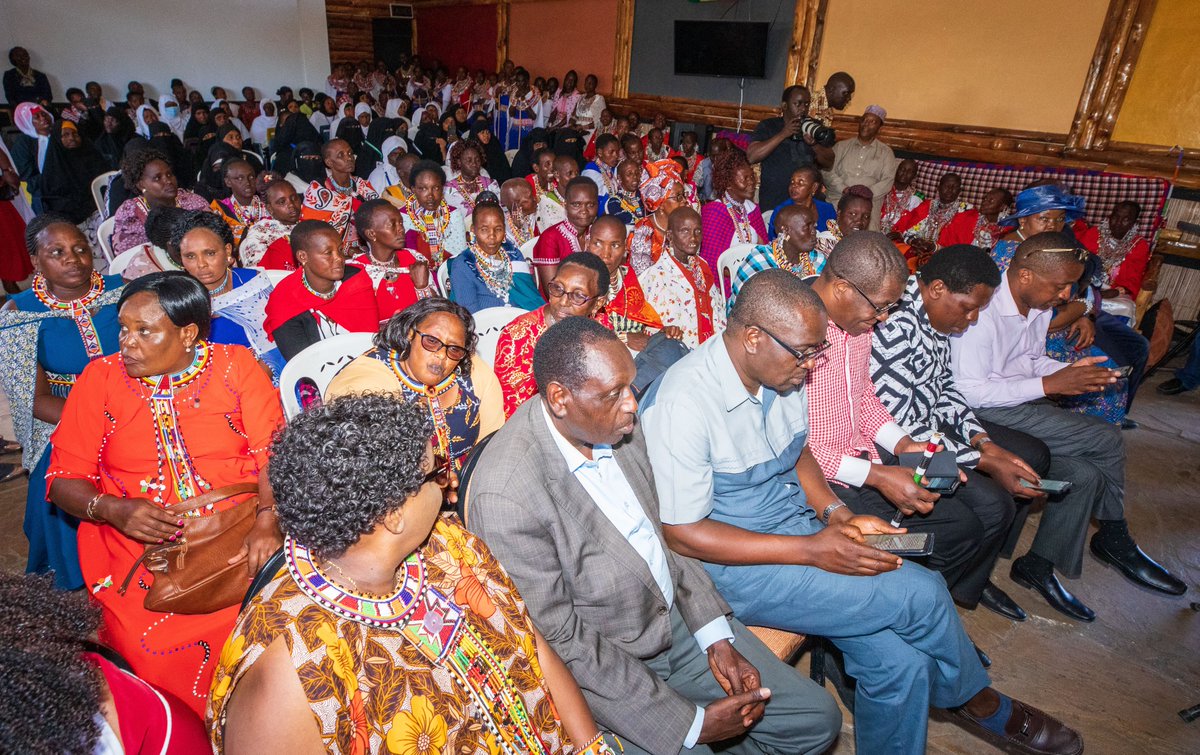 We've started today's events after arriving in Kajiado with a meeting with grassroots women leaders. It's always a pleasure to visit this county.