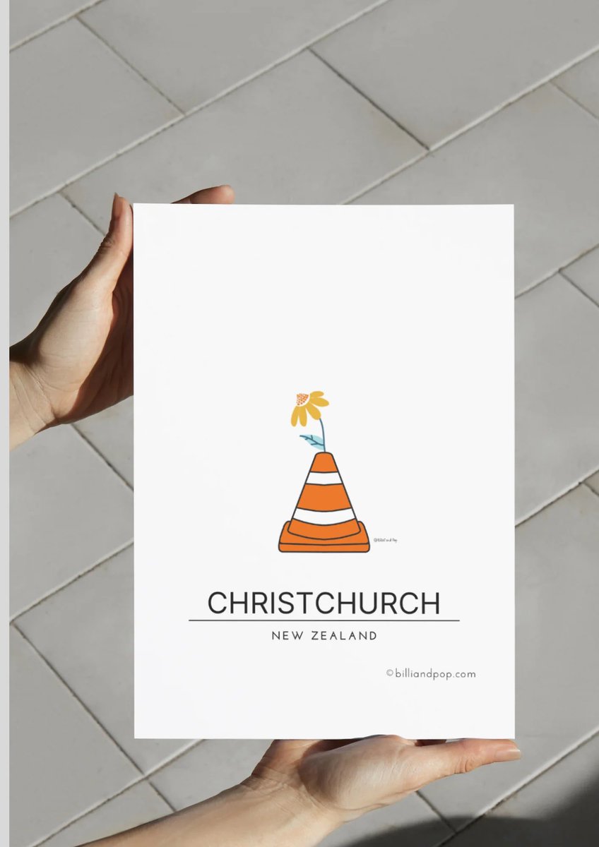 After earthquakes, traffic cones became poignant symbols of destruction and adaptation for Cantabrians. To honor the lives lost and changed forever, locals placed flowers in these cones.#Christchurch #Community #canterbury #newzealand #nz #art #artist #smallbusiness #Entrepreneur