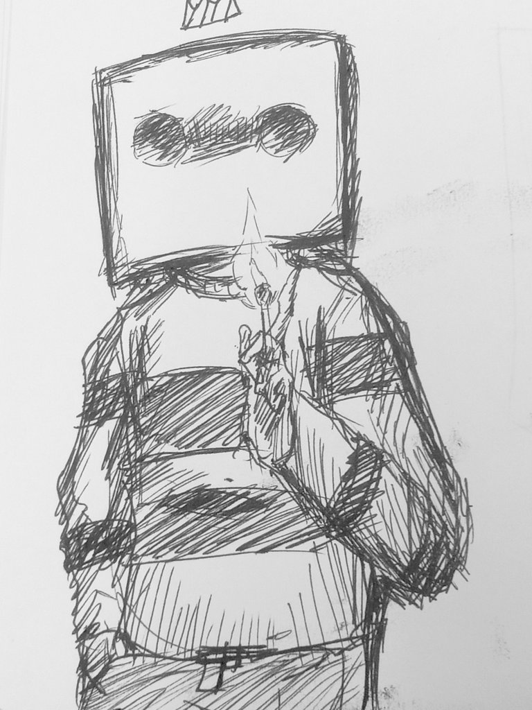 Meet the Paperbag, silly edgy(//_^)

#edgy #sketch #doodle #paperbag #emo #ink #art