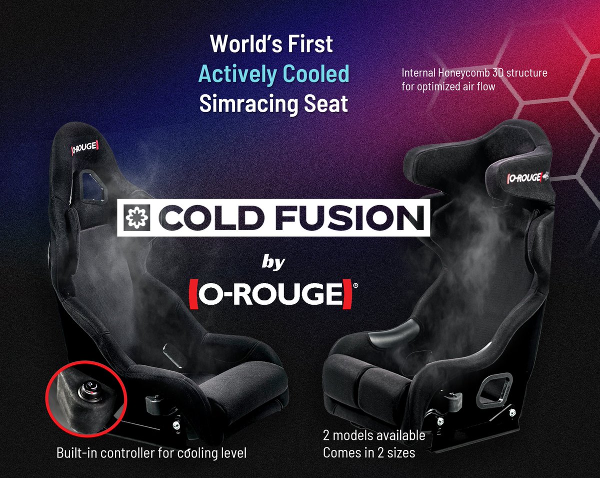 #F1 race day and it's HOT out at Texas! 🔥

Hear us out....an O-Rouge COLD FUSION seat but in a F1 car, thoughts?

#formula1 #cooling #austintexas #cota #simracing #simracingrigs #simracingcontent #simracer #coldfusion #simulator #racingsimulator #bucketseat #raceday #simrig