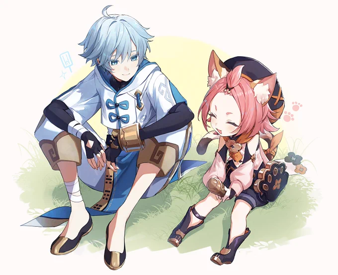 似た者同士…! 