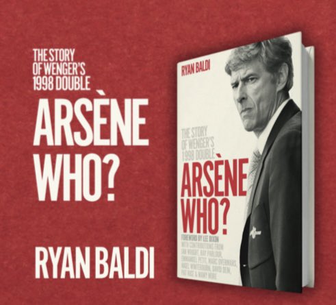 It’s Arsène Wenger’s 73rd birthday today 

To mark the occasion, I’m going to give away a copy of my book:

‘Arsène Who? The Story of Wenger’s 1998 Double’

Just follow me and repost this for a chance to win
