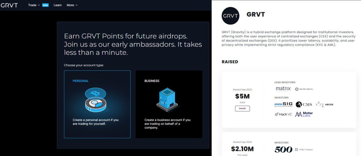 Theairresearch's tweet photo. #GRVT  Exchange #Airdrops  ( Raised $7.1M Funding Round )
♦️Reward: 10 Points for All Users
♦️Collect XP Points, which can later be converted into Tokens
♦️Link : https://t.co/U54qO48uL9
♦️Fill in email address 
♦️Create account.

#zksyncEra https://t.co/mx9Czsl3LM