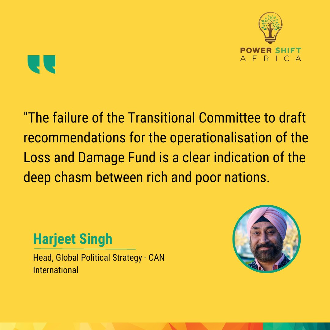 Power Shift Africa (@powershftafrica) on Twitter photo .<a href="/harjeet11/">Harjeet Singh</a>: "Developed countries must be held accountable for their shameless attempts to push the World Bank as the host of the loss and damage fund. ๐งต 1/3๐
#COP28 #ClimateJustice #LossAndDamage #ClimateCrisis .<a href="/harjeet11/">Harjeet Singh</a>: "Developed countries must be held accountable for their shameless attempts to push the World Bank as the host of the loss and damage fund. ๐งต 1/3๐
#COP28 #ClimateJustice #LossAndDamage #ClimateCrisis