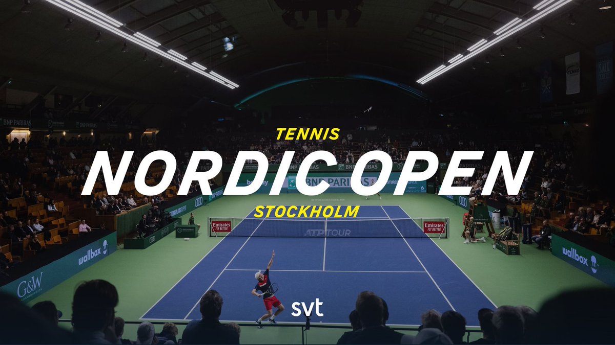 SVTSport's tweet image. LIVE: Se Nordic Open – finaler i Kungliga tennishallen 🎾
📺 SVT1/Play
👉 svt.se/sport/tennis/s…