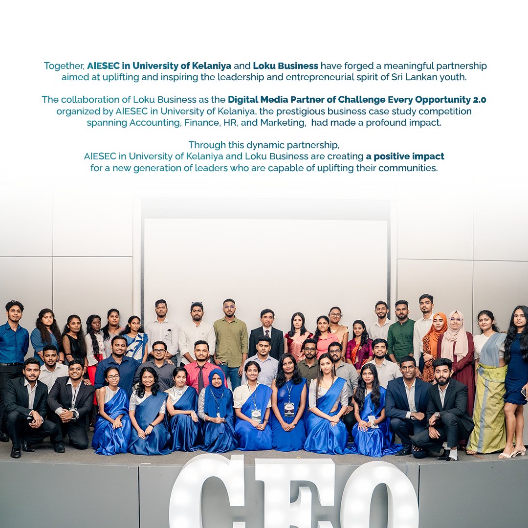 AIESEC Sri Lanka tweet media