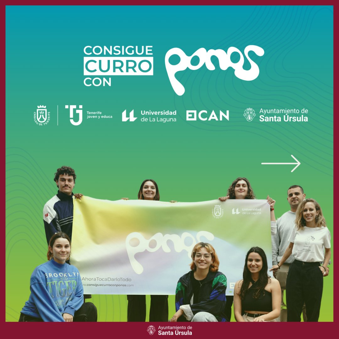 AytoSantaUrsula's tweet photo. La Casa Verde cuenta con una sede de #ProyectoPonos, donde te ayudaremos en tu búsqueda de empleo.

💪 Impulsa tu carrera, amplia horizontes y exprime al máximo tu desarrollo profesional.

¡Inscríbete en la web https://t.co/Wc0518kin2! https://t.co/NgL63n3elz