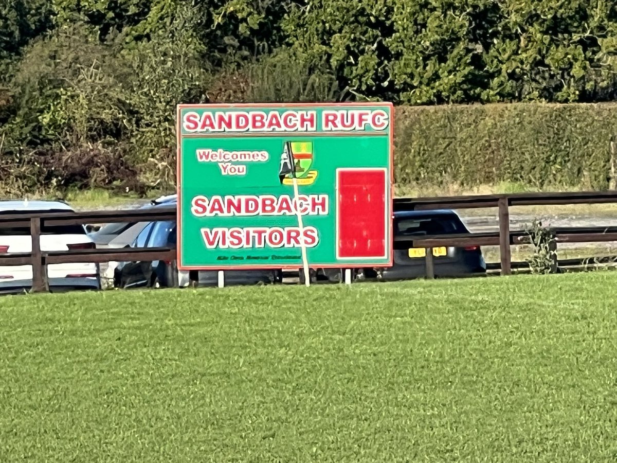 andysclark's tweet photo. When the Landover Cup is postponed for @WRUFCUnder11 &amp; Matty it is off to @SandbachRUFC with @TyldesleyRUFC U16’s with Harvey. What a gorgeous morning for rugby 🏉 🏉 https://t.co/ZwFsYSXF9C