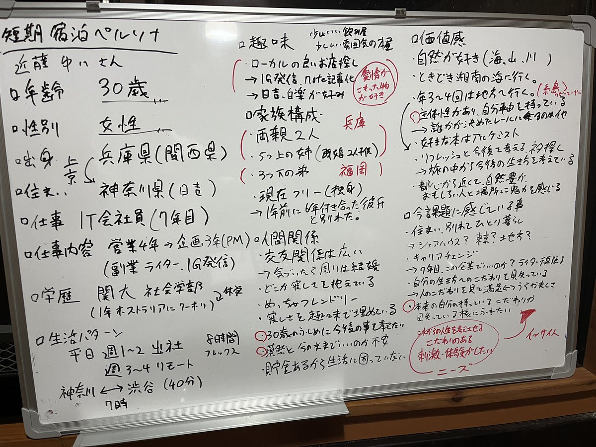 chibi_kai0046's tweet photo. 意思決定に必要な判断軸が��いとスピードでないことに気づき、ペルソナやコンセプトを細かく洗い直し。

早く軸が欲しい。 https://t.co/Em1XSJoMcy