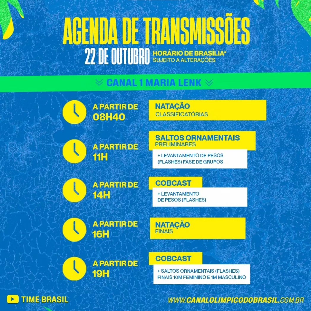 MarcoLaPortaJr's tweet photo. Acompanhem os Jogos Panamericanos pelo Canal Olímpico do Brasil https://t.co/u97nORUfLo