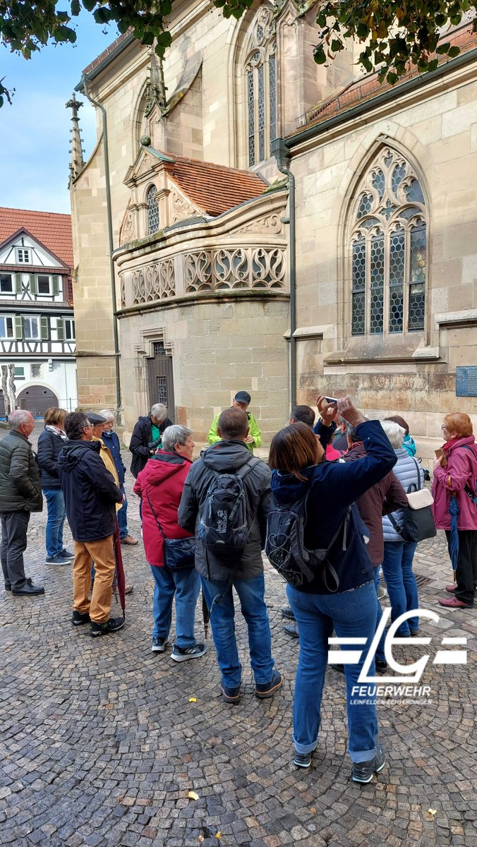 FeuerwehrLE's tweet photo. Auf den Spuren Daimlers und der Bürgermeister-Gattin von Schorndorf
Am 19. Oktober 2023 unternahm die Altersabteilung einen Ausflug nach @StadtSchorndorf mit Stadtführung #GottliebDaimler #AnnaBarbaraWalchKünkelin #SchorndorferWeiber
#FFLE #FeuerwehrLE #Ehrenamt #65Plus ^df https://t.co/luDXhMstJ7