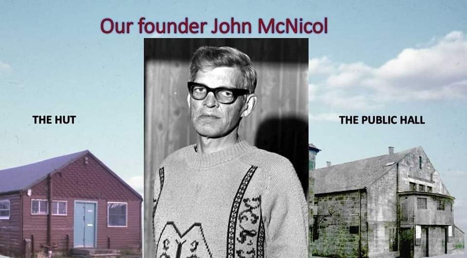 EKRepTheatre's tweet photo. #SendMeBackSunday
Today we celebrate the very beginning of the East Kilbride Rep Theatre Club with a photo of our founder, John McNicol, as well as a photograph of our original rehearsal hut & the Village Theatre (Public Hall) where we still perform some of our productions. https://t.co/mWgC7fqfiC