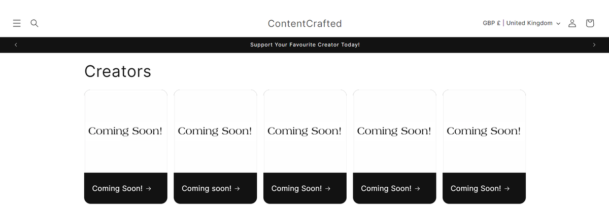 Be the first to add your name or logo onto our store today!