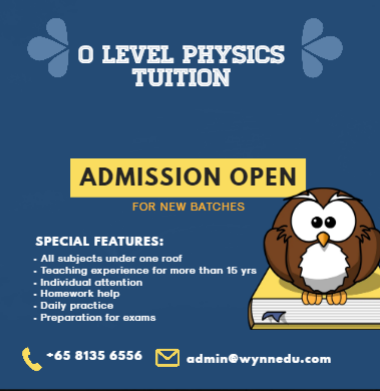 LogicThink3's tweet image. O level Physics Tuition
Get our specially crafted lesson material and top-notch guidance by joining our O Level / IP / A Level classes! ​. On-site and online lessons available.
#education #Singapore #tuition