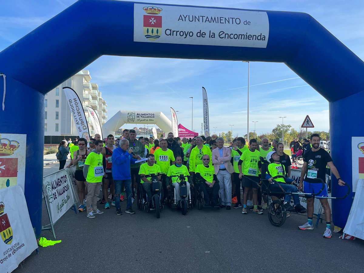 En la localidad de Arroyo de la Encomienda, el concejal de Personas Mayores, Familia y Servicios Sociales, <a href="/Rodriniga/">Rodrigo Nieto</a>, participaba en  la II Carrera Inclusiva por la Lesión Medular, prueba organizada por <a href="/Aspaym_CyL/">ASPAYM Castilla y León</a>.