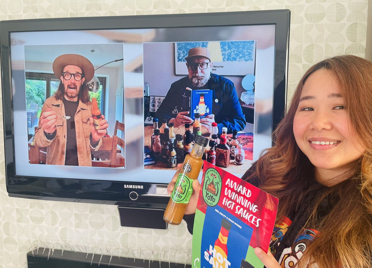 Thank you <a href="/worldofspirits/">Neil Ridley</a> for the shout out on <a href="/SundayBrunchC4/">Sunday Brunch</a> this morning ❤️ 🙌🙏🇱🇦 

#yoyolaossauce #sundaybrunch