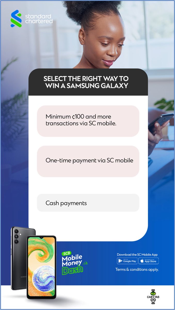 StanChartGH's tweet photo. Share your SC Momo Dash winning tip with us in the comment section. Keep transacting more to win big!
#SCBMomoDash #SCMobile #StanchartGhana https://t.co/GyAsUr72te