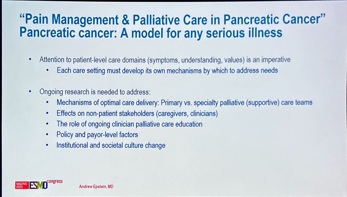 Lorenza Rimassa (@lorenzarimassa) on Twitter photo How to improve quality of life #QOL of patients with #pancreatic cancer: jaundice, pain and ascites management, nutrition, exercise, radiotherapy #ESMO23 <a href="/StephenLChan1/">Stephen L. Chan</a> <a href="/RadkaObermanno1/">Radka Obermannova</a> <a href="/ldawsonmd/">Laura Dawson</a> <a href="/myESMO/">ESMO - Eur. Oncology</a> How to improve quality of life #QOL of patients with #pancreatic cancer: jaundice, pain and ascites management, nutrition, exercise, radiotherapy #ESMO23 <a href="/StephenLChan1/">Stephen L. Chan</a> <a href="/RadkaObermanno1/">Radka Obermannova</a> <a href="/ldawsonmd/">Laura Dawson</a> <a href="/myESMO/">ESMO - Eur. Oncology</a>