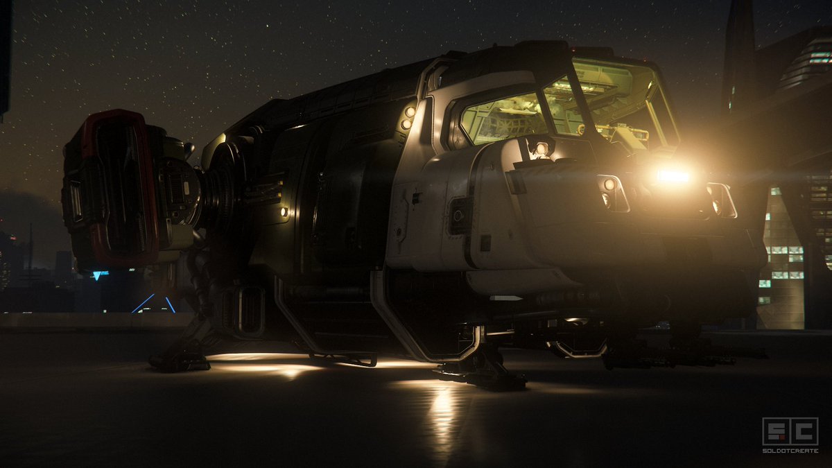 SolDotCreate's tweet image. Hands down one of my favourite ships. Drake Cutter with Caiman Paint... 

#StarCitizen #CitizenCon2953 #VirtualPhotograpy