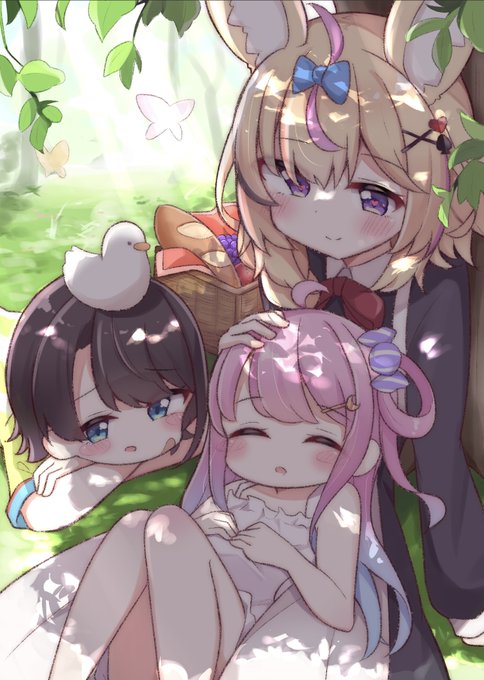 #ポルーナ #絵まる #ルーナート 
木陰ですやすや姫 