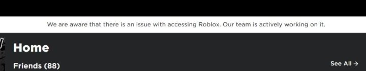 DevNews_Roblox's tweet image. Roblox is now back up again, but you still may face issues playing Roblox. #RobloxDown