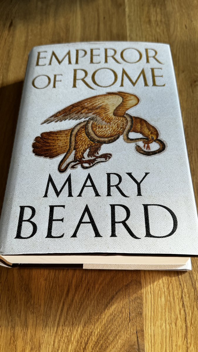 An escape from the noise in the news?
Don’t mind if I do!
#EmperorOfRome by Mary Beard