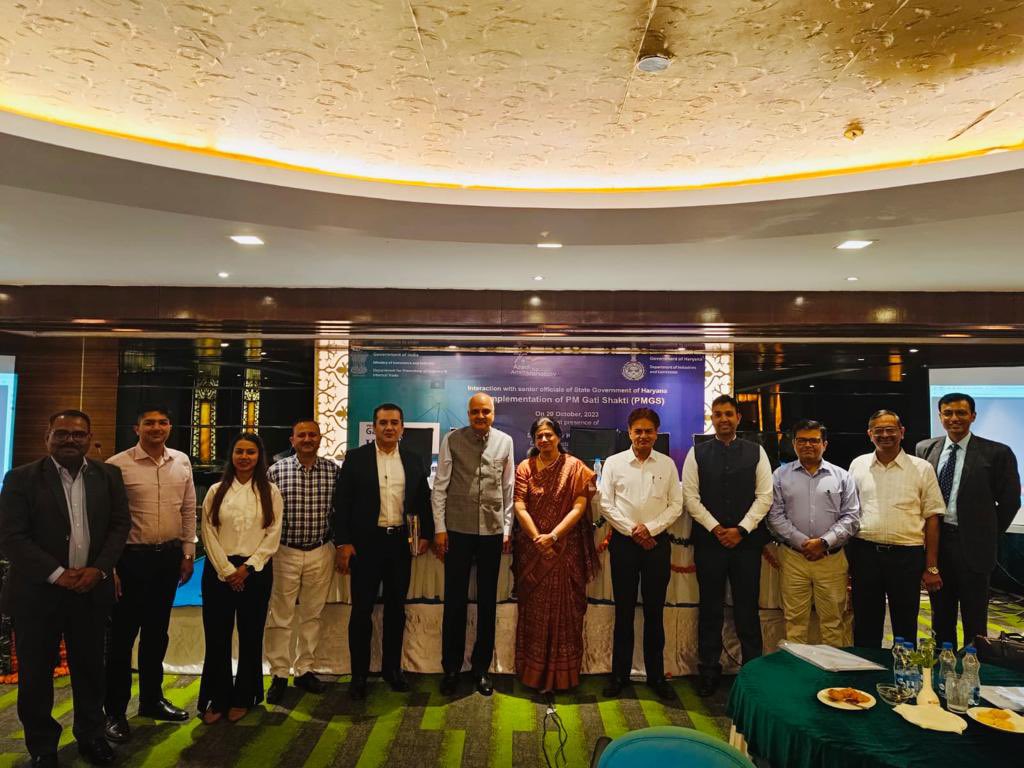 SumitaDawra's tweet image. Multiple meetings with nodal teams of #PMGatiShakti in States of Haryana, Punjab &amp;amp; Himachal, over 2 days, saw outreach with +20 Deptts in each state, focus on infra plg for socio-eco area dev, capacity bldg #EoDB #EaseofLiving #GoodGov #2YearsofPMGS