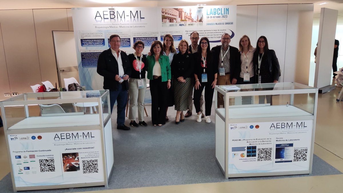 SantiagoPM50's tweet photo. #labclin2023
@aebm_ml
Miembros de la Junta y comités de AEBM-ML
Mucho trabajo hecho y mucho queda por hacer. Únete https://t.co/uYMz303jbM