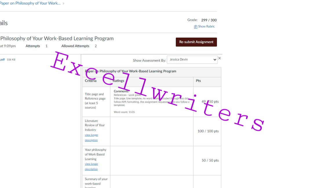 ExcellWriters12's tweet photo. Need help with your assignments, exams, quizzes, discussion board or entire course? Kindly DM us Now. Straight A's guaranteed💯 #PennState https://t.co/VC3BdIlu9C