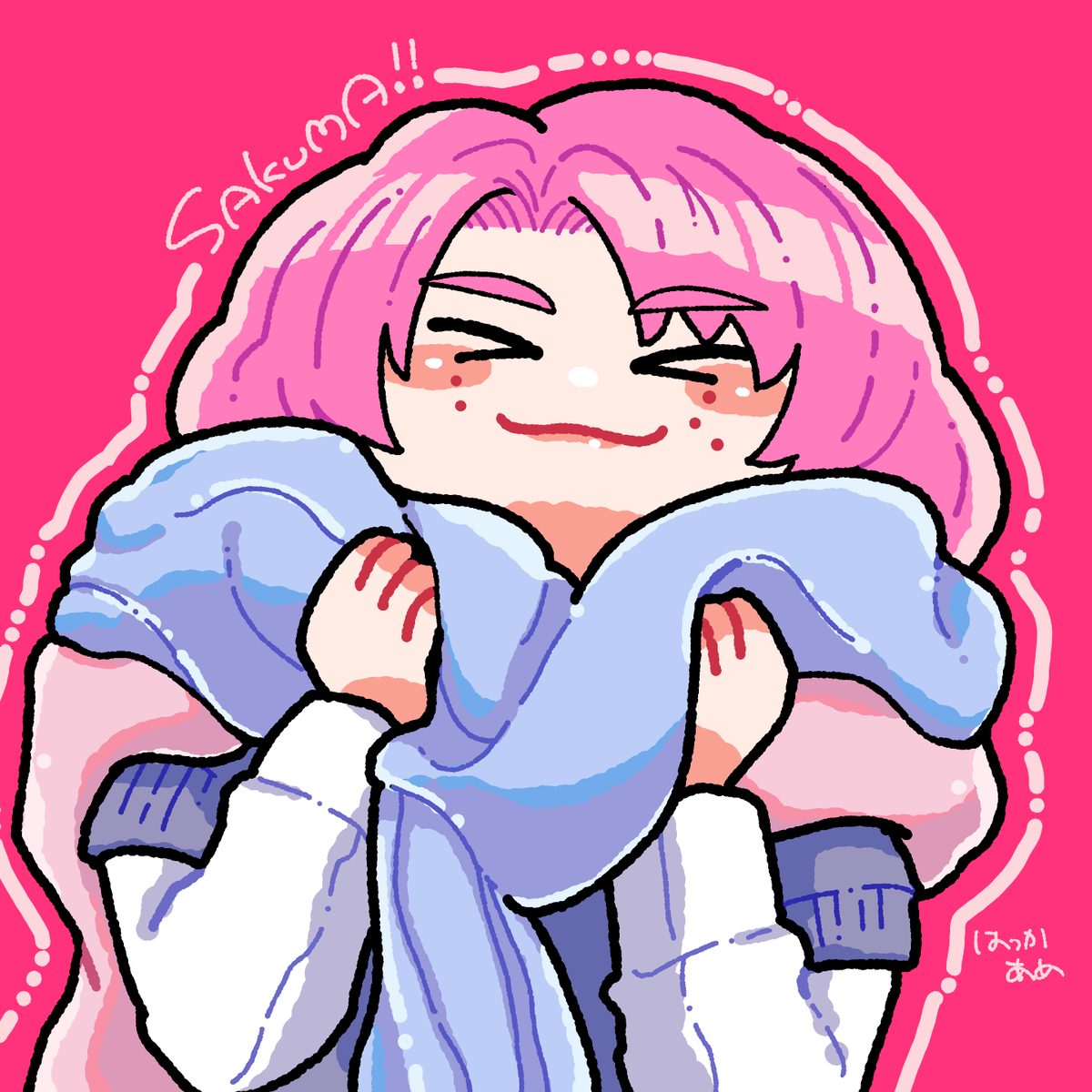 peppermint_r's tweet photo. 久しぶりにイラスト！P誌の佐久間さん https://t.co/QqP7jPGAIy