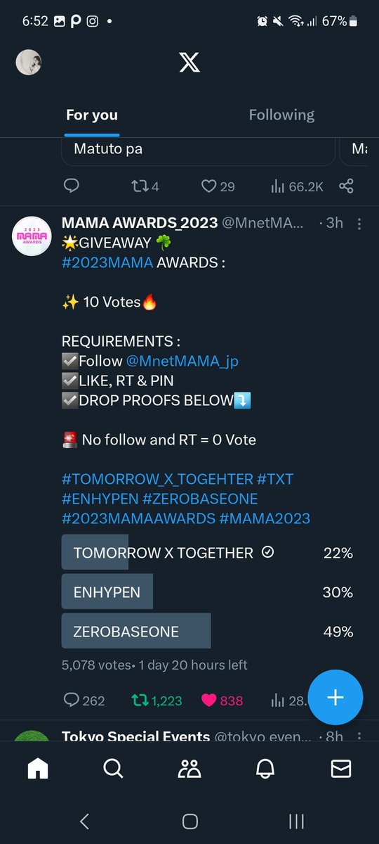 Pami_Therese's tweet photo. @MnetMAMA_JP_ @MnetMAMA_jp Done for #TXT https://t.co/F3m3SdPey4
