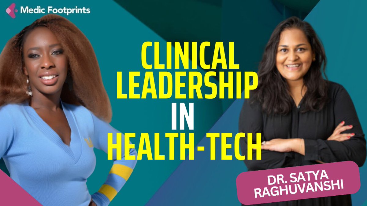 This week, we talked to Dr. Satya Raghuvanshi, VP of Clinical at Accurx, who provided deep insights into considerations and philosophies around product development, networking, and recruitment in healthcare!

Spotify: open.spotify.com/episode/6PNxqJ…
Apple podcast: podcasts.apple.com/gb/podcast/dis…