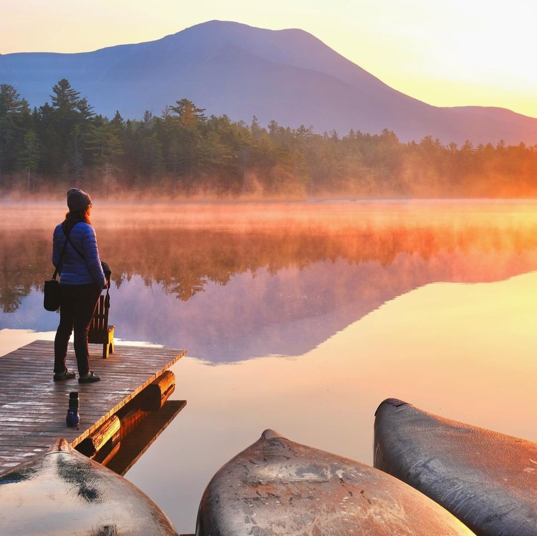 You’ll never regret your early alarm.  ⏰ #MaineThing  

 📸 via Instagram: ackampmann 
 📍: Baxter State Park