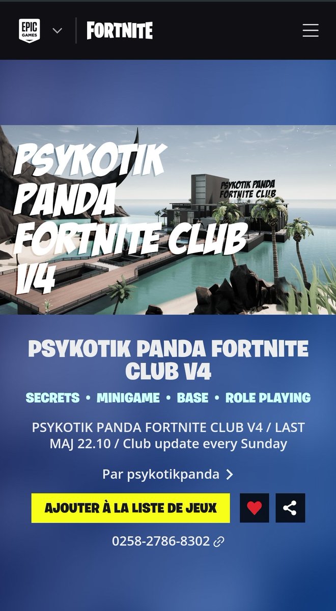 Psykotik_panda's tweet photo. NEW V4 PSYKOTIK PANDA FORTNITE CLUB #UEFN by PSYKOTIK PANDA 

https://t.co/EMe7R4rkDI

#FORTNITE #FortniteChapter4Season4      
#UnrealEngine5 #UnrealEngine #GamingNews #GamingCommunity #gaming #FortniteFanArt #FortniteCreative #FortniteChapter4 #uefn #FortniteCreativ https://t.co/hdUMmXLLQT