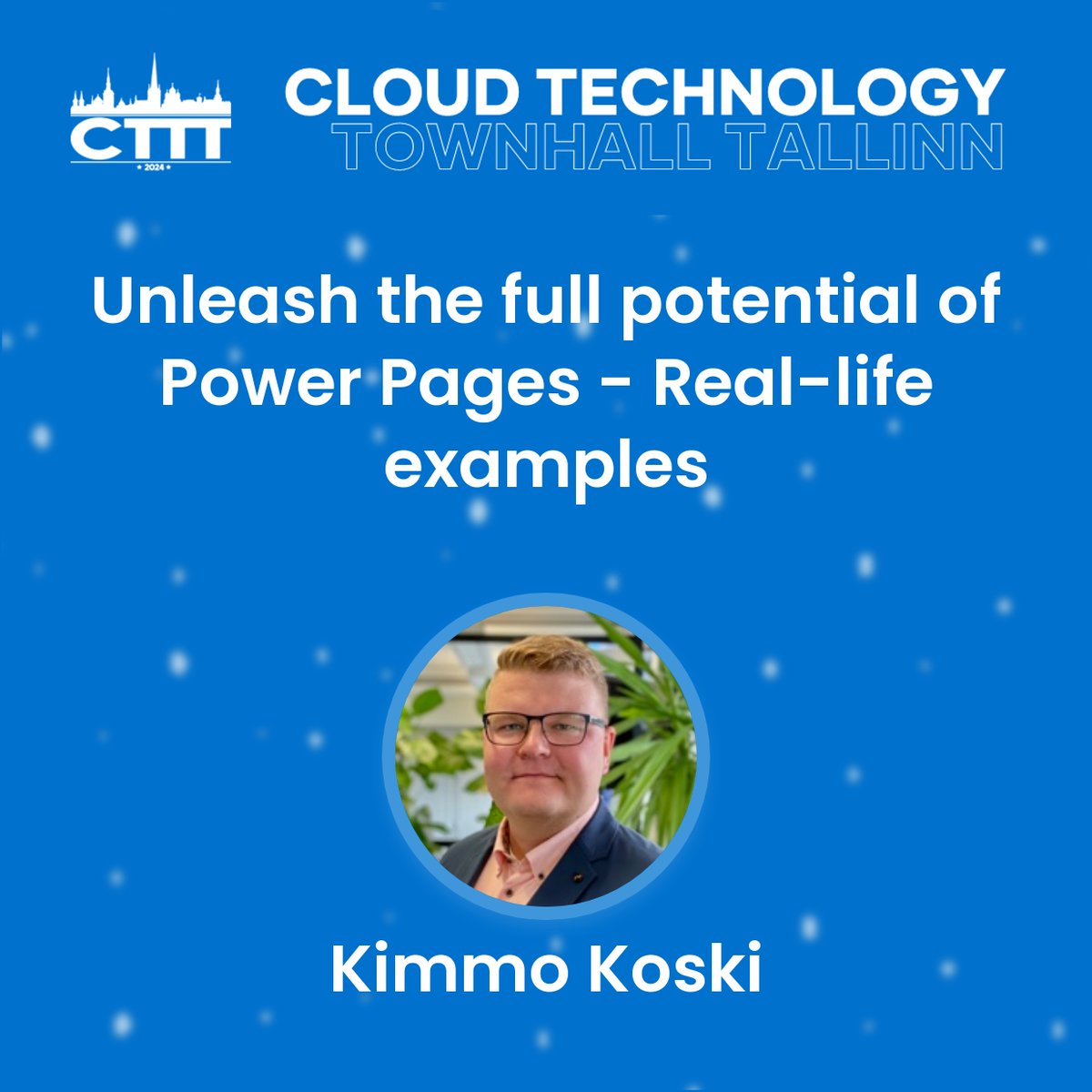 CTechTallinn's tweet image. Unleash the full potential of #PowerPages! 
Join @kimmokoski for a session that will take you on a journey beyond the ordinary with Power Pages. 
Prepare to be inspired by real-life examples of how Power Pages can be extended!

#PowerPlatform #CTTT24 #VisitTallinn #Tallinn