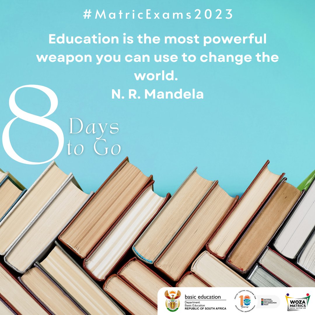 #SmartIsTheNewCool #CommittedToEducation #SecondChance #DBEmatricsupport #DStv #Openview #DBE #MatricExams #Matric2023 #Matricfinals #matriculation #WozaMatrics #MatricRevision #2023catchup #MatricLive