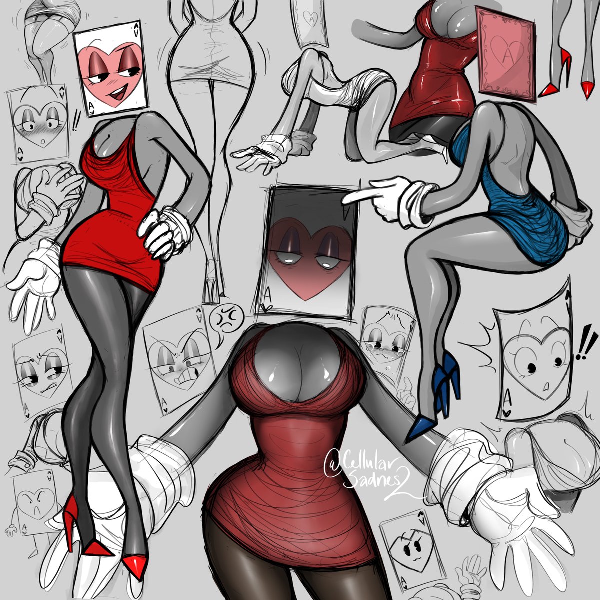 CellularSadnes2's tweet photo. Some self indulgent oc art 

#art #CupheadOC https://t.co/CJh1kVqGau