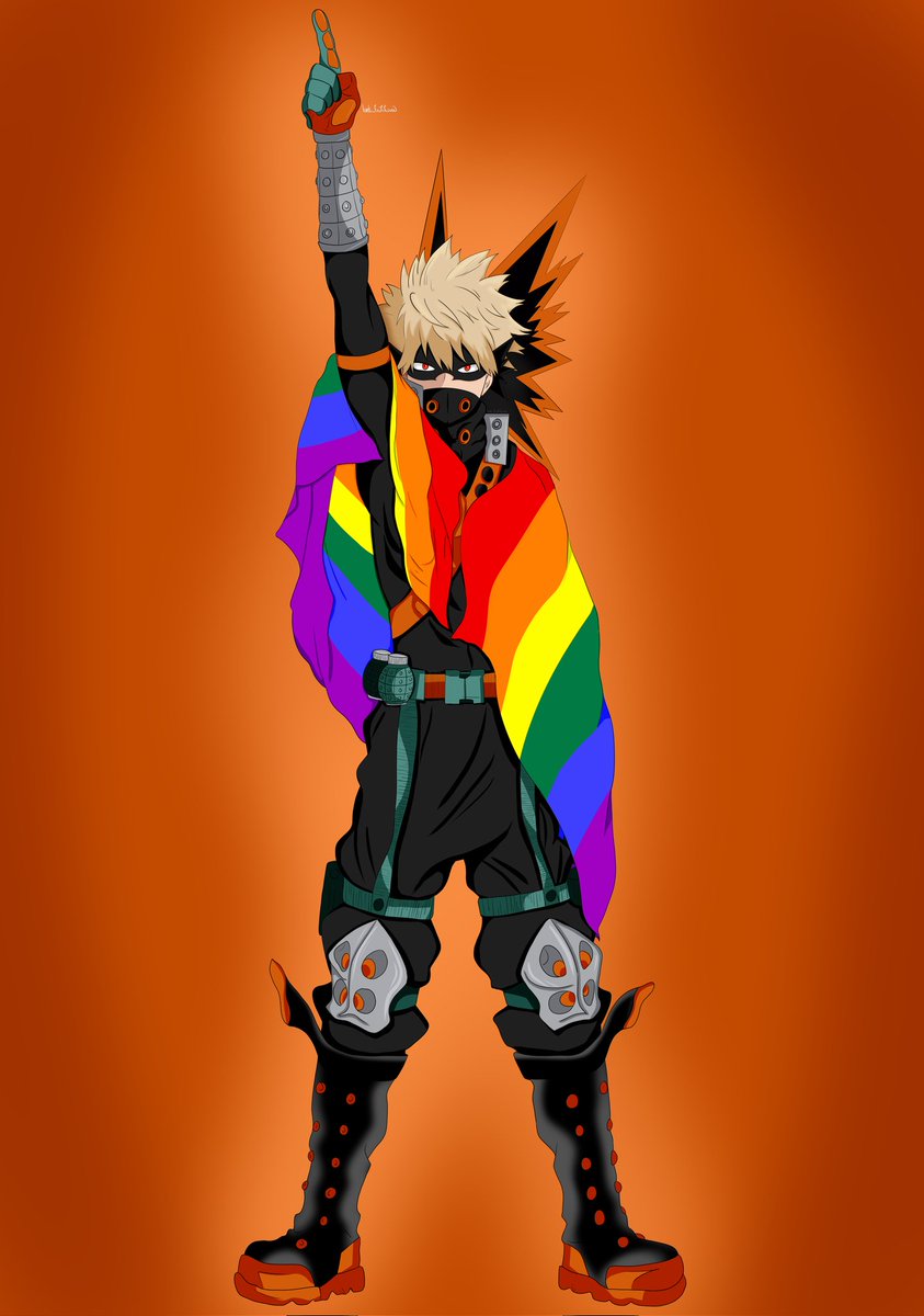Ivet_art's tweet photo. Always be yourself, because you're perfect 
#fanart #art #BNHAfanart #katsukibakugou #digitalart https://t.co/hDrMcqNZj6