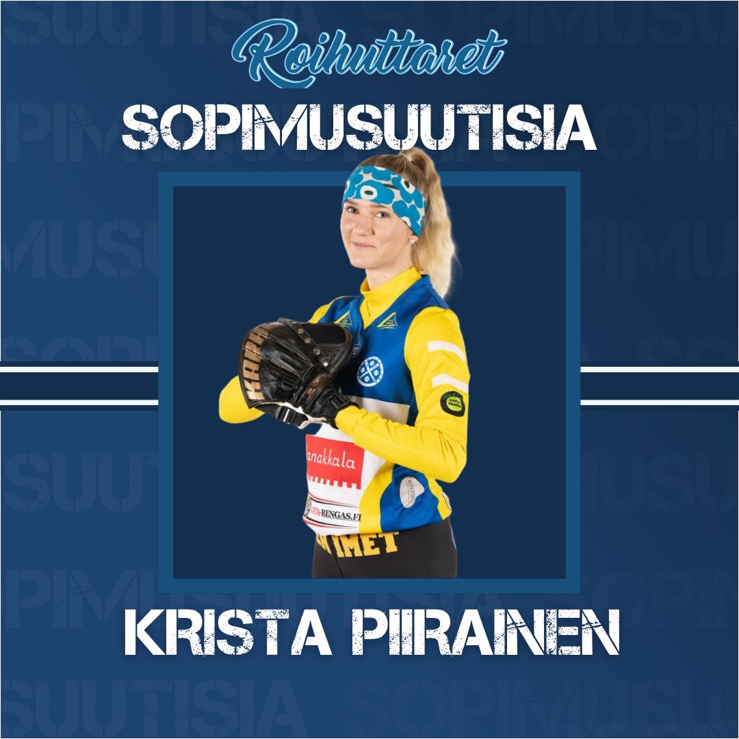 Tulevan kauden Roihuttaria täydentävät Janakkalasta Roihuun siirtyvä Krista Piirainen sekä viime kaudella Jalasjärvellä pelannut Aada Lehtimäki.

Mukaan iittyvät myös Roihun B-tyttöjä ja suomensarjaa viime kaudella edustaneet Ellen Pippola sekä Elisa Haapanen.

#pesis #superpesis