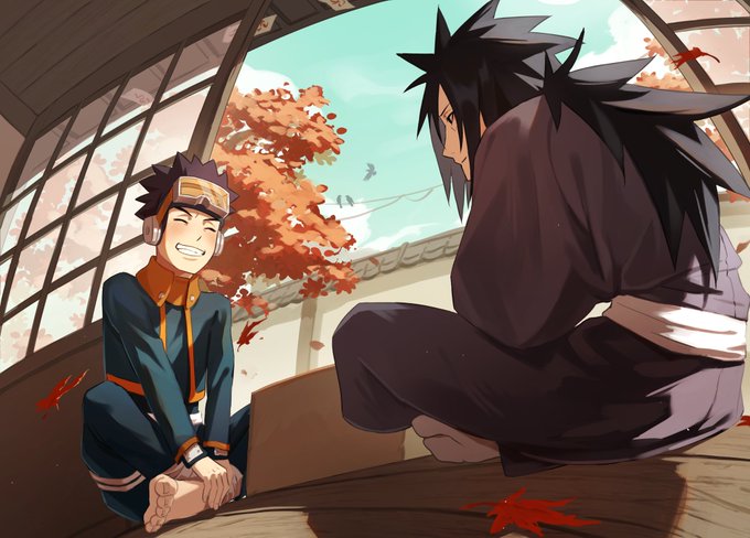 NARUTO「うちはマダラ+オビト #NARUTO」|CIAO//のイラスト