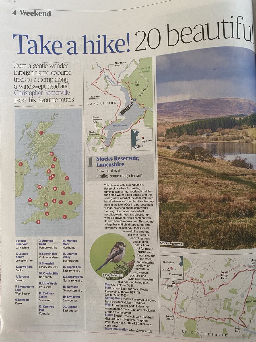 20 Autumn walks across the UK … all fantastically researched and mapped out by @somerville_c in ⁦@thetimes⁩ Weekend Section. One to pull out and keep …