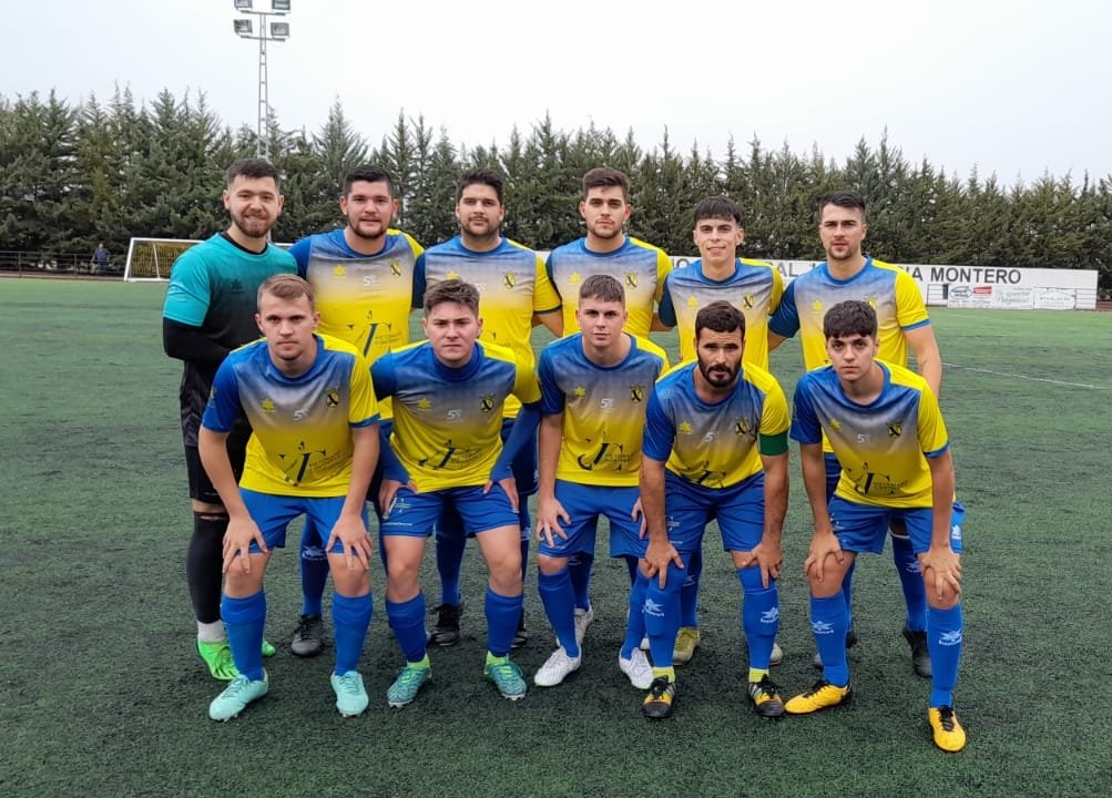 Aquí tenéis el once inicial de hoy.

De momento al descanso 0-2 para nuestro equipo

💛💙💛💙💛💙

PATROCINADOR:
VICTORIANO CONTRERAS 

<a href="/jamonmonesterio/">VICTORIANO CONTRERAS Jamón de Monesterio</a>