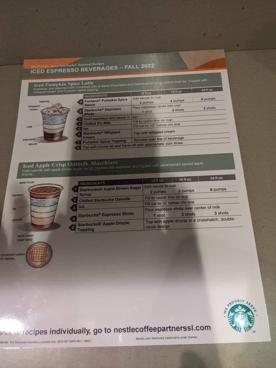 InsiderWorld_1's tweet photo. An employee got kicked off Starbucks for supporting Palestine! 🇵🇸 

He posted all their secret recipes online! https://t.co/C27eLXwnv3