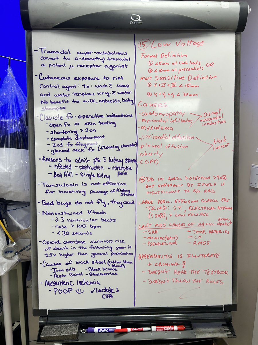 amalmattu's tweet photo. Saturday overnight shift with stellar residents Vince Chiara and ⁦@EChuMD⁩ and awesome colleague ⁦@gentrywmd⁩ ⁦@UMEmergencyMed⁩ ⁦@UMEMresidency⁩ #foamed #WhiteBoardTeaching; 2 boards of teaching! https://t.co/WRTfheBzES